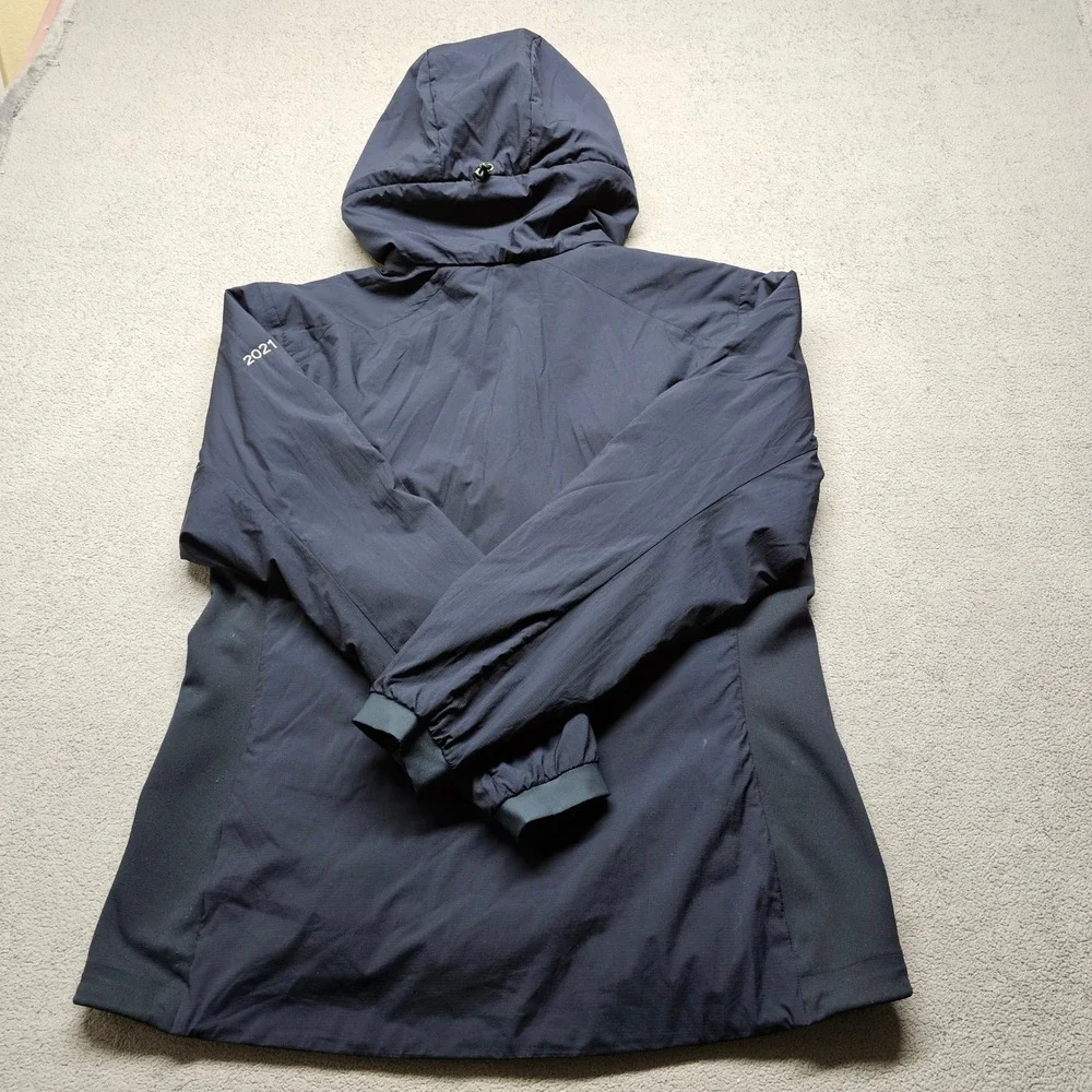 Arcteryx Atom LT Hoody Insulated Jacket Women's Large Navy Mercury 2021 Full Zip